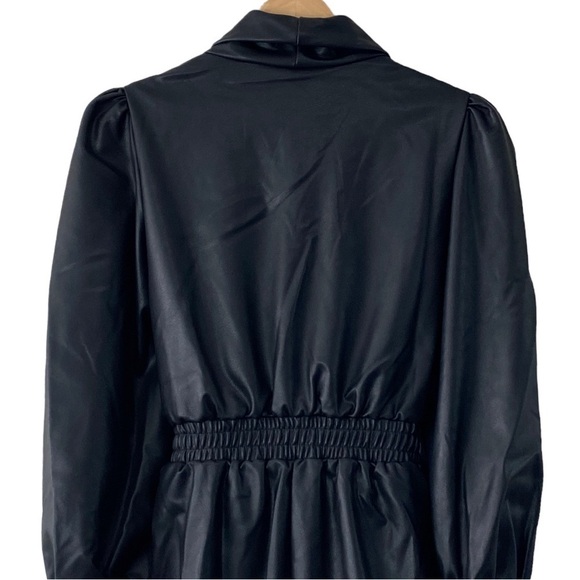 Area Stars Faux Leather Blazer Romper - Picture 7 of 16